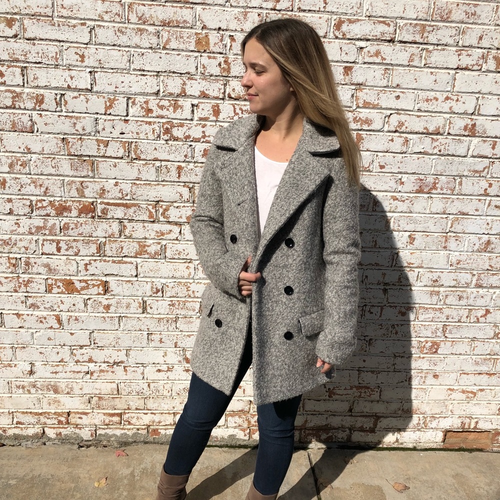Grey wool jacket